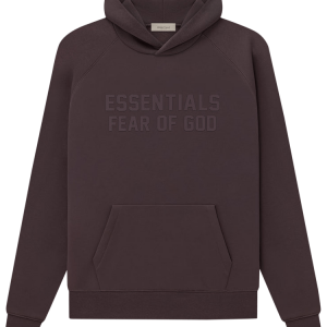 Felpa con cappuccio Essentials bordeaux