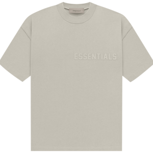 Maglietta con logo stampato Fear Of God Essentials Grey