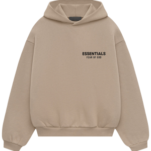 Felpa con cappuccio Fear of God Essentials Desert Taupe