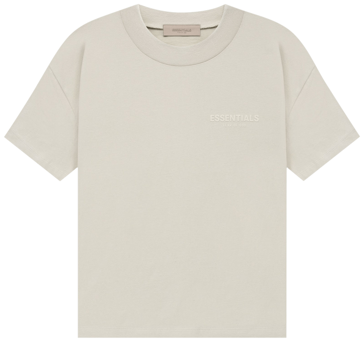 T-shirt girocollo grigia Essentials T-shirt girocollo grigia Essentials