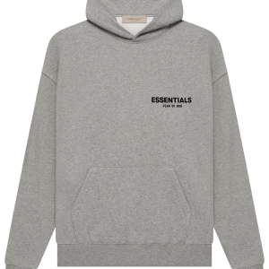 Felpa con cappuccio Essentials grigio scuro