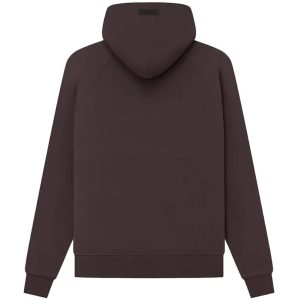 Felpa con cappuccio Essentials bordeaux