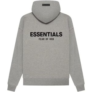 Felpa con cappuccio Essentials grigio scuro