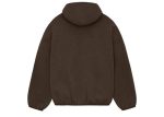 Felpa con cappuccio marrone Essentials