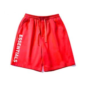 Pantaloncini Fear Of God Red Essentials