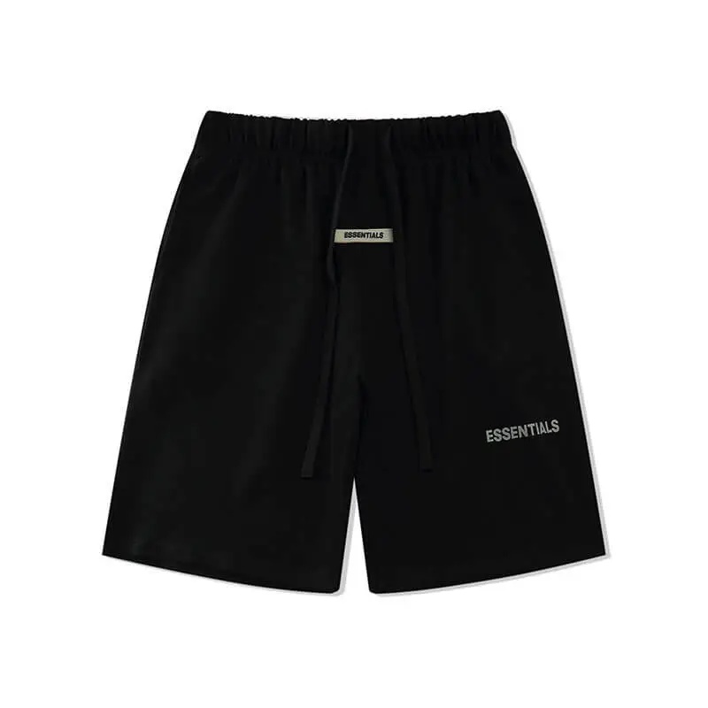 Pantaloncini essenziali Fear Of God neri Pantaloncini essenziali Fear Of God neri