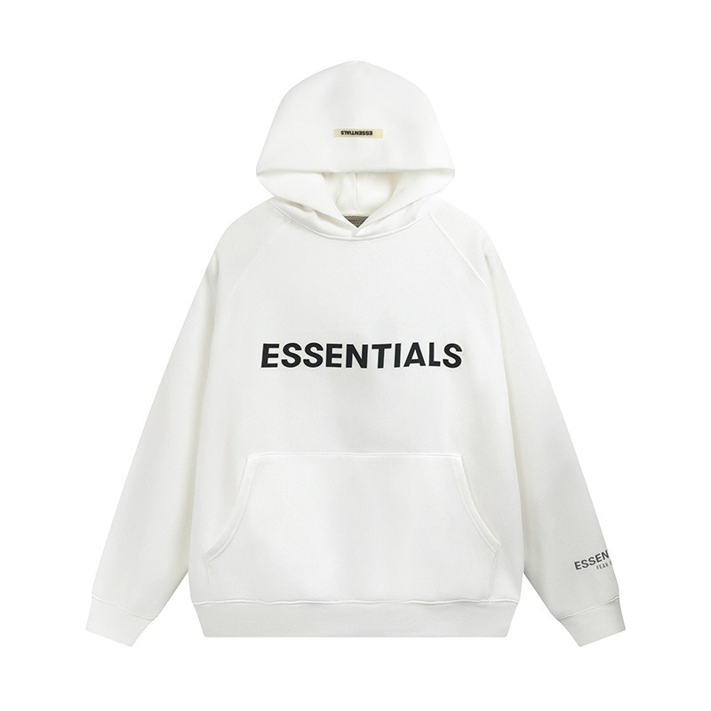 Felpa con cappuccio bianca Essentials Fear OF God Felpa con cappuccio bianca Essentials Fear OF God