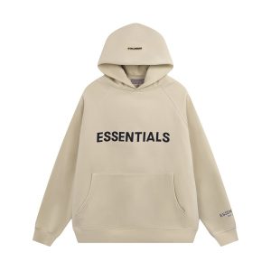 Felpa con cappuccio beige Essentials Fear OF God