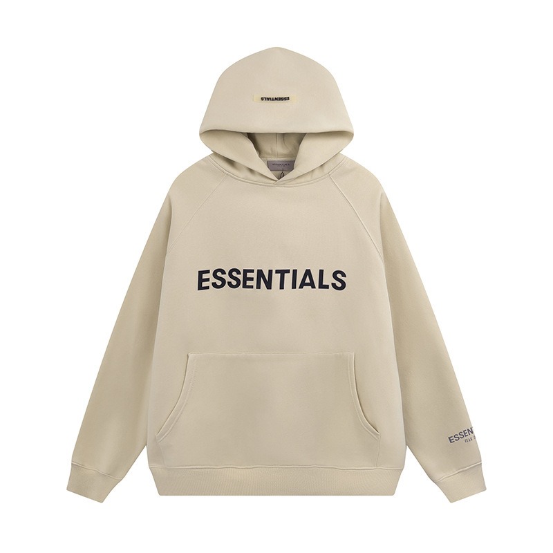 Felpa con cappuccio beige Essentials Fear OF God Felpa con cappuccio beige Essentials Fear OF God