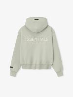 Felpa con cappuccio e zip Fear of God Essentials Classic Fleece