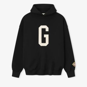 Felpa con cappuccio grigia Fear of God Essentials