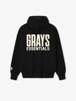 Felpa con cappuccio grigia Fear of God Essentials