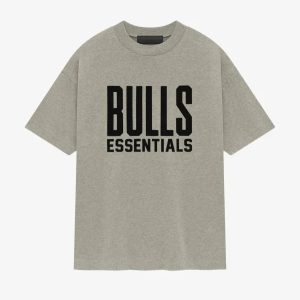 Maglietta grigia Essentials Bulls